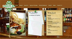 Desktop Screenshot of haroldsinnrestaurant.com