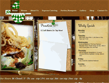 Tablet Screenshot of haroldsinnrestaurant.com